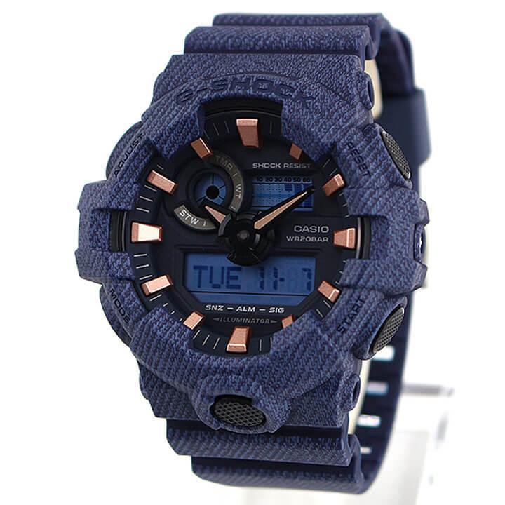 G-SHOCK 訳あり缶BOXのみ Gショック CASIO カシオ GA-700DE-2A DENIM'D