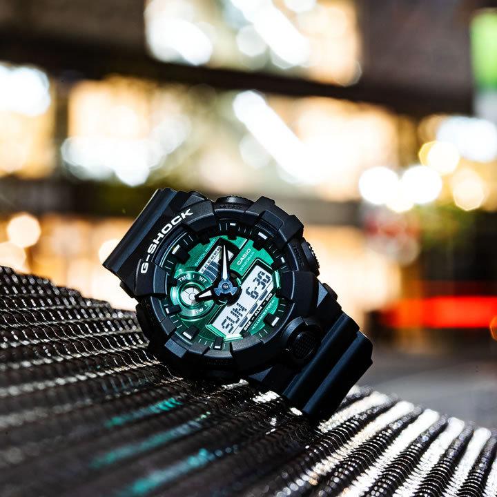 G-SHOCK ブラック グリーン CASIO G-SHOCK ブラック/グリーン G