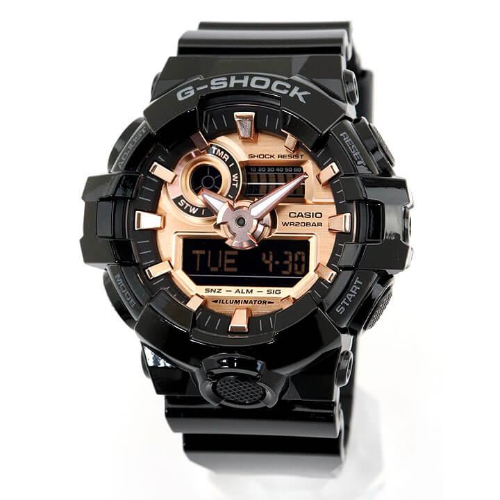 G-SHOCK Gショック CASIO カシオ BLACK&ROSE GOLD メンズ 腕時計