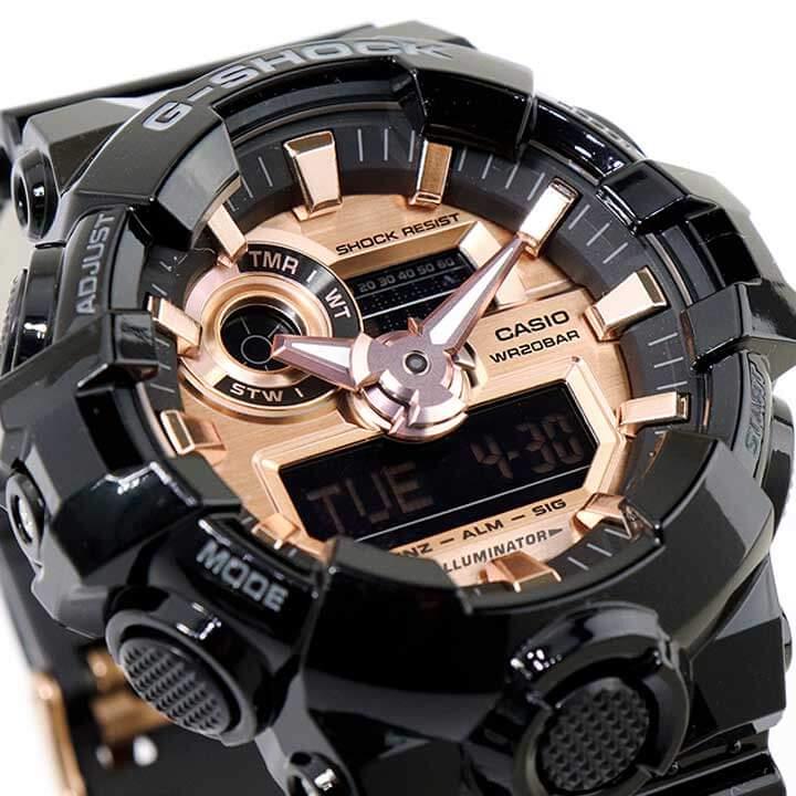 G-SHOCK Gショック CASIO カシオ BLACK&ROSE GOLD メンズ 腕時計