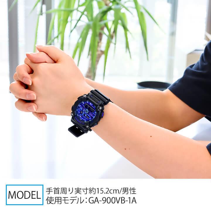 完成品 CASIO G-SHOCK 日本未発売カラー GA-900VB-1A 海外モデル | www