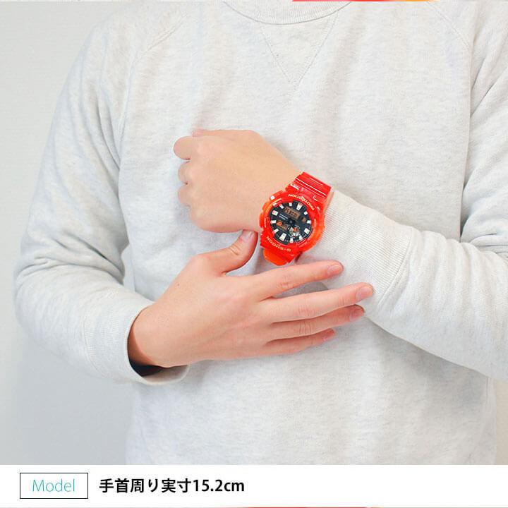 CASIO G-SHOCK GAX-100MSA-4AJF オレンジ G-SHOCK ポイント最大6倍 CASIO G-LIDE ジーライド アナデジ メンズ