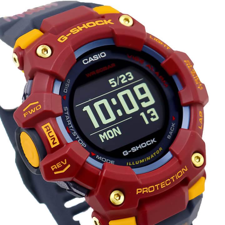 BOX訳あり Gショック ジーショック G-SHOCK ジースクワッド コラボ 腕時計 時計 限定モデル FCバルセロナ メンズ GBD-100BAR-4 Bluetooth デジタル｜tokeiten｜04