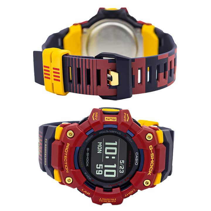 BOX訳あり Gショック ジーショック G-SHOCK ジースクワッド コラボ 腕時計 時計 限定モデル FCバルセロナ メンズ GBD-100BAR-4 Bluetooth デジタル｜tokeiten｜06