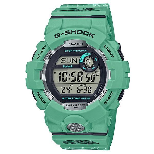 G-SHOCK Gショック CASIO カシオ GBD-800SLG-3JR 七福神 福禄寿モデル モバイルリンク機能 メンズ 腕時計 国内正規品 黒 ブラック 緑 グリーン ウレタン｜tokeiten｜02