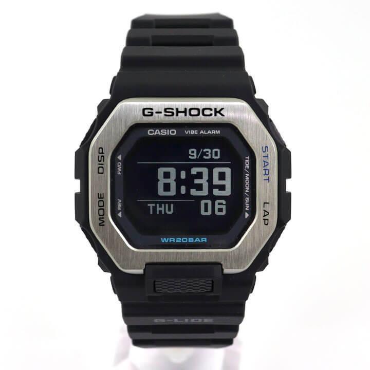 カシオ Gショック ジーショック CASIO G-SHOCK G-LIDE GBX-100-1 腕時計 Bluetooth デジタル Gライド タイドグラフ 黒 ブラック 防水 見やすい｜tokeiten｜03