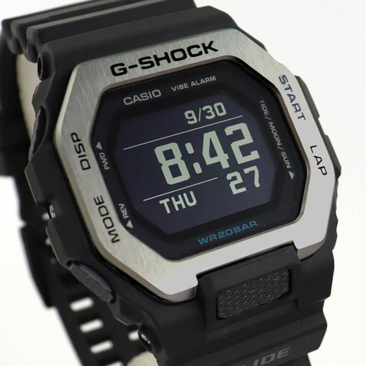 カシオ Gショック ジーショック CASIO G-SHOCK G-LIDE GBX-100-1 腕時計 Bluetooth デジタル Gライド タイドグラフ 黒 ブラック 防水 見やすい｜tokeiten｜04