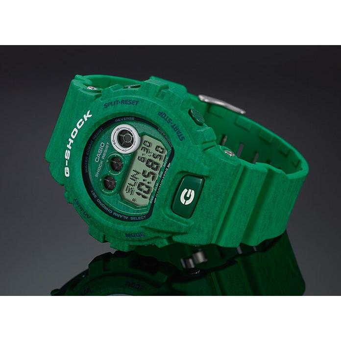 春早割 G-SHOCK 希少 GD-X6900HT-3JF グリーン ヘザードカラー 腕時計