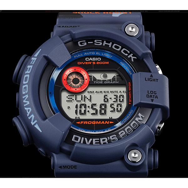 プレミア商品 G-SHOCK Gショック CASIO カシオ GF-8250CM-2JR FROGMAN フロッグマン MEN IN CAMOUFLAGE タフソーラー メンズ 腕時計 青 ブルー 迷彩｜tokeiten｜02