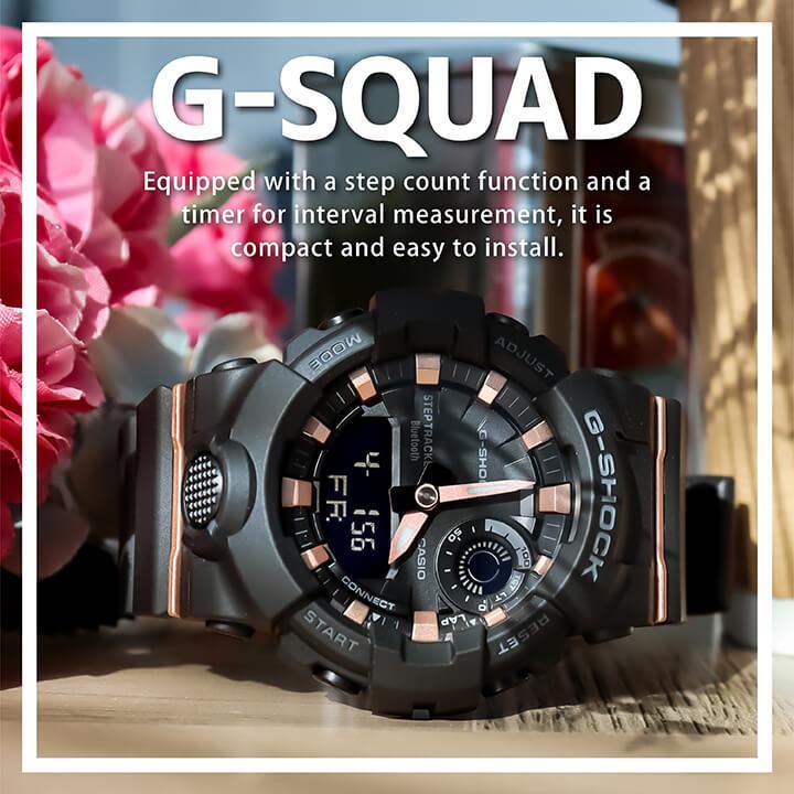 G-SQUAD CASIO G-SHOCK カシオ Gショック ジーショック GMA-B800-1A
