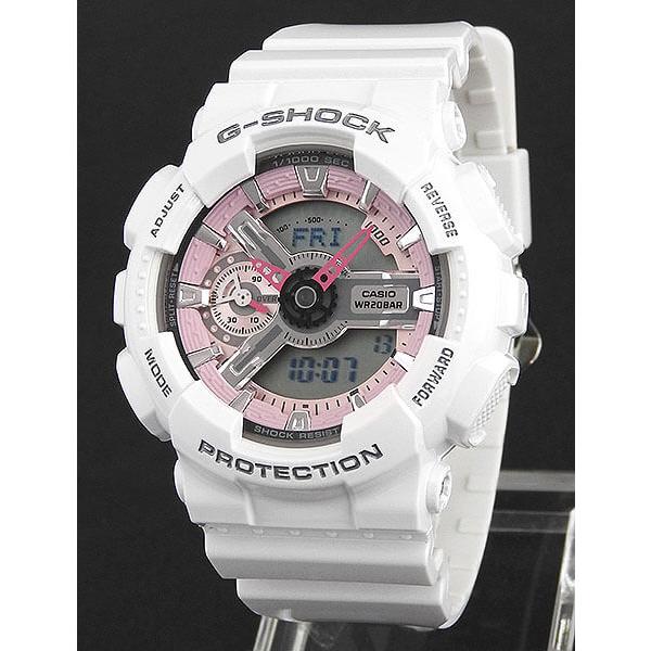 BOX訳あり G-SHOCK Gショック ジーショック レディース GMA-S110MP-7A アナログ 小さめ 腕時計 ピンク ホワイト 白 カラフル｜tokeiten｜03