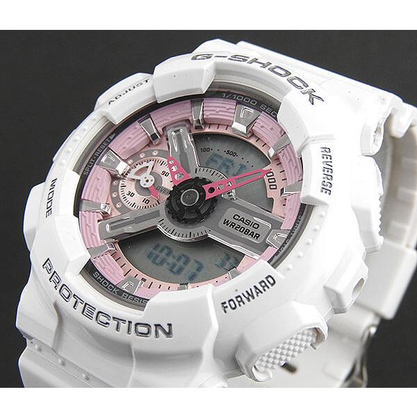 BOX訳あり G-SHOCK Gショック ジーショック レディース GMA-S110MP-7A アナログ 小さめ 腕時計 ピンク ホワイト 白 カラフル｜tokeiten｜04