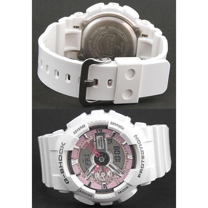 BOX訳あり G-SHOCK Gショック ジーショック レディース GMA-S110MP-7A アナログ 小さめ 腕時計 ピンク ホワイト 白 カラフル｜tokeiten｜06