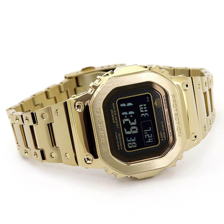 G-SHOCK Gショック CASIO カシオ ORIGIN 電波 タフソーラー デジタル メンズ 腕時計 金 ゴールド フルメタル 金属 GMW-B5000GD-9 海外モデル｜tokeiten｜06