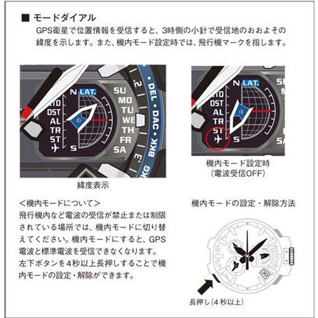 ポイント最大6倍 G-SHOCK Gショック CASIO カシオ GPW-1000-1BJF スカイコックピット メンズ 腕時計 GPSハイブリッド電波ソーラー 国内正規品 黒 ブラック｜tokeiten｜03