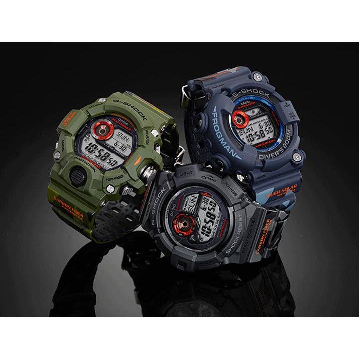 G-SHOCK Gショック CASIO カシオ GW-9400CMJ-3JR RANGEMAN レンジマン メン・イン・カモフラージュ ソーラー電波  デジタル 腕時計 メンズ カーキ 緑 国内正規品