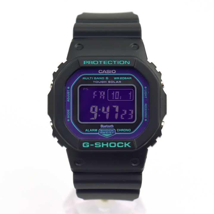 BOX訳あり カシオ Gショック ジーショック  電波ソーラー Bluetooth 腕時計 デジタル ブラック パープル CASIO G-SHOCK GW-B5600BL-1 30代 40代 カシオ｜tokeiten｜03