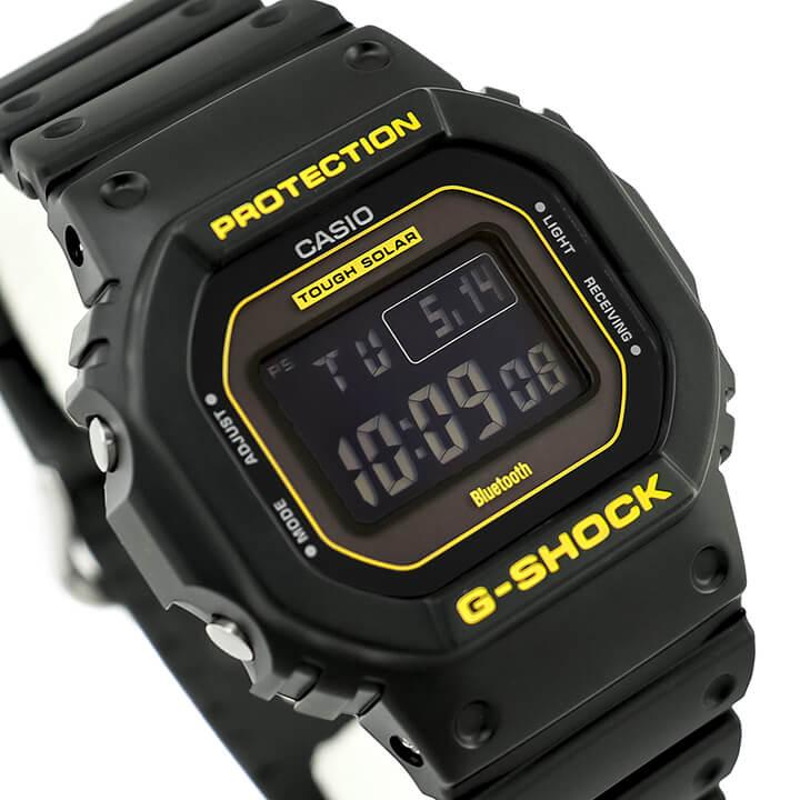 G-SHOCK Gショック ジーショック  電波 ソーラー タフソーラー GW-B5600CY-1 デジタル 黒 ブラック 黄色 イエローBluetooth 逆輸入 メンズ 腕時計｜tokeiten｜04