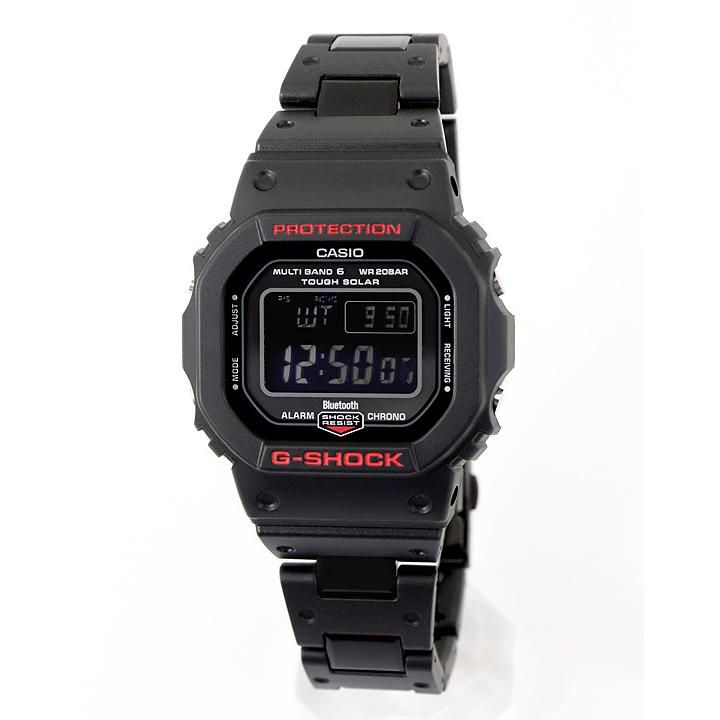 G-SHOCK Gショック CASIO カシオ タフソーラー ソーラー電波 GW-B5600HR-1 モバイルリンク Bluetooth メンズ 腕時計 四角 黒 ブラック 海外モデル 輸入｜tokeiten｜03