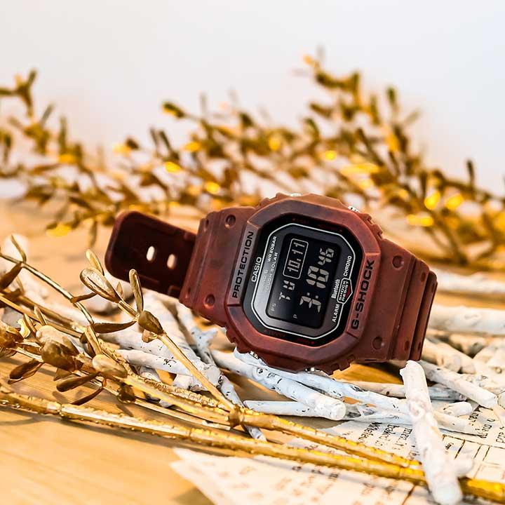 G-SHOCK 電波ソーラー デジタル Gショック ジーショック メンズ GW-B5600SL-4 腕時計 Bluetooth 黒 ブラック 赤 レッド ブランド 30代 40代 おしゃれ｜tokeiten｜08