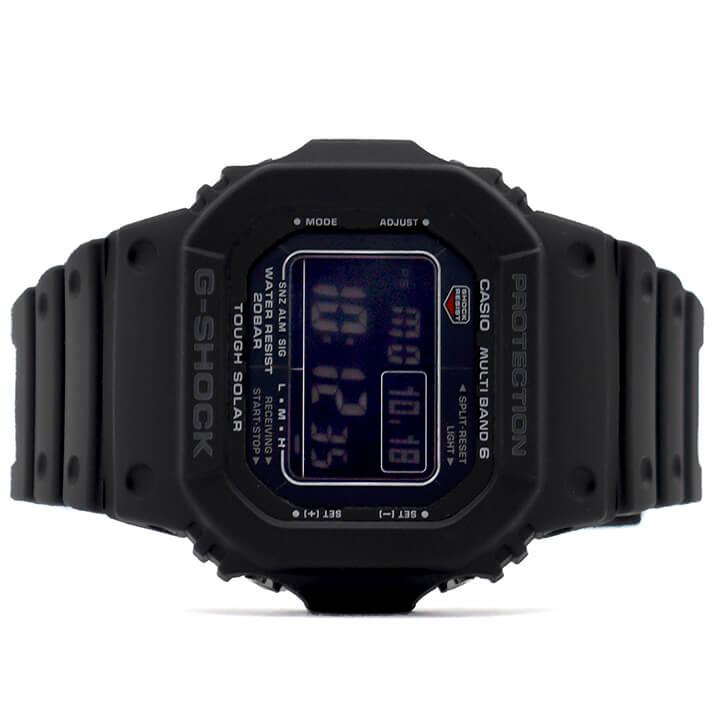 Gショック ジーショック G-SHOCK GW-M5610U-1B ソーラー 電波時計 腕時計 デジタル カシオ CASIO オールブラック 黒 メンズ 逆輸入｜tokeiten｜06