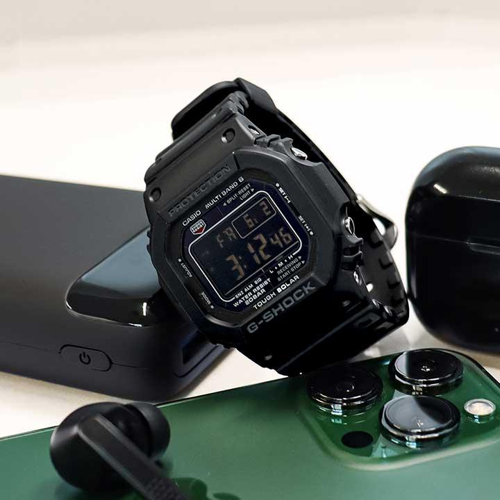 Gショック ジーショック G-SHOCK GW-M5610U-1B ソーラー 電波時計 腕時計 デジタル カシオ CASIO オールブラック 黒 メンズ 逆輸入｜tokeiten｜07