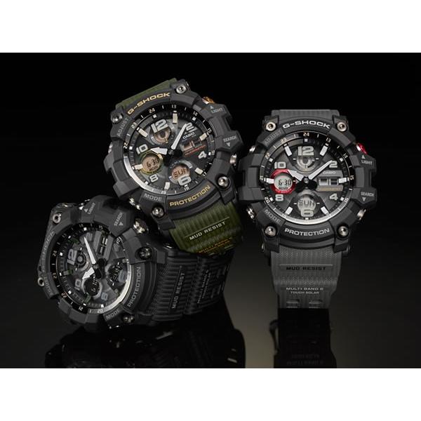 G-SHOCK Gショック CASIO カシオ 電波 タフソーラー GWG-100-1AJF MASTER OF G マッドマスター アナログ デジタル メンズ 腕時計 国内正規品 黒 ブラック｜tokeiten｜04