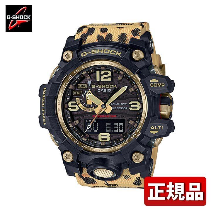 G-SHOCK Gショック カシオ タフソーラー 電波 GWG-1000WLP-1AJR ヒョウ柄 アナログ デジタル メンズ 腕時計 国内正規品 ブラック イエロー ブラウン 金 ゴールド｜tokeiten