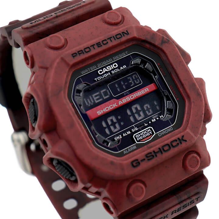 Gショック ジーショック G-SHOCK SAND LAND メンズ GX-56SL-4 タフソーラー デジタル 黒 ブラック 赤 レッド 逆輸入 腕時計 カシオ CASIO｜tokeiten｜04