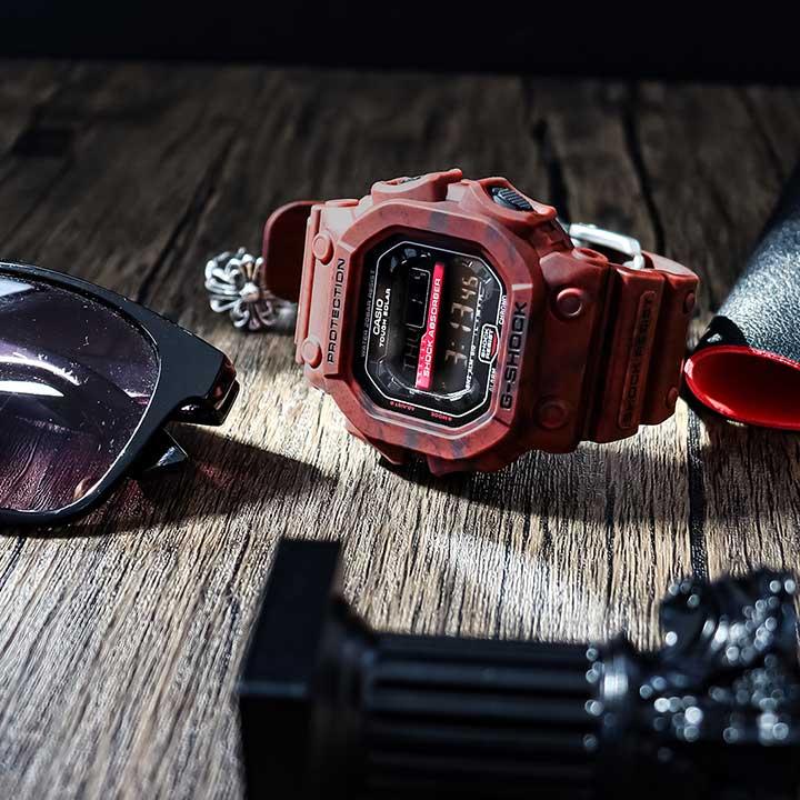 Gショック ジーショック G-SHOCK SAND LAND メンズ GX-56SL-4 タフソーラー デジタル 黒 ブラック 赤 レッド 逆輸入 腕時計 カシオ CASIO｜tokeiten｜08