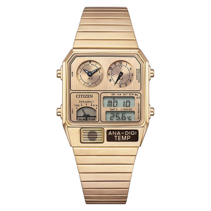 RECORD LABEL シチズン レコードレーベル 腕時計 Metallic ANA-DIGI