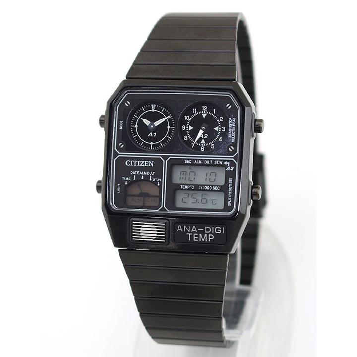ノベルティ付 シチズンコレクション レコードレーベル アナデジテンプ 限定 腕時計 メンズ メタル CITIZEN COLLECTION RECORD  LABEL JG2105-93E 国内正規品