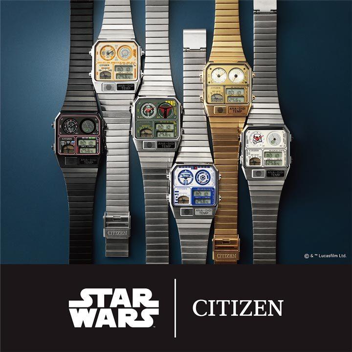 シチズンコレクション レコードレーベル アナデジテンプ スターウォーズ R2-D2 限定 腕時計 メンズ CITIZEN STAR WARS  JG2117-51A 国内正規品