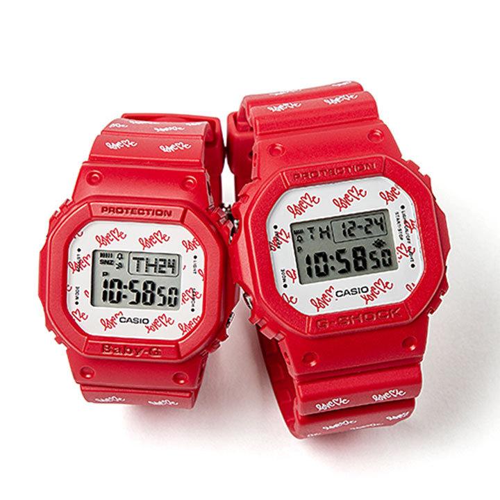 （専用ペア箱入りセット・クロス2枚付）カシオ CASIO 腕時計 GA-100B-7AJF・BA-110XRG-1AJF Gショック＆ベビーG G-SHOCK＆BABY-G ペアウォッチ クオーツ 樹脂バンド アナデジ（国内正規品）（デジタルライフ）
