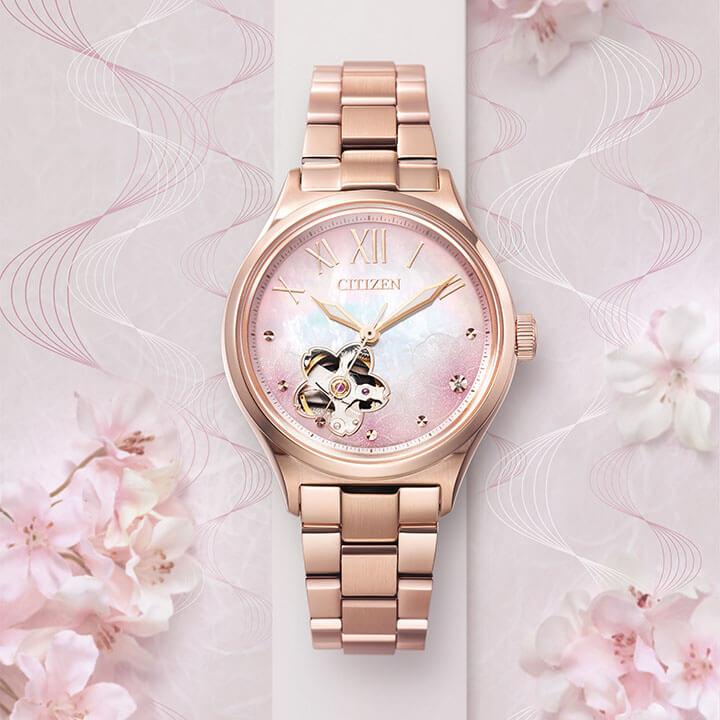 限定割 限定 CITIZEN シチズン TSUYOSA ピンク 自動巻き ツヨサ 限定割 限定 CITIZEN シチズン TSUYOSA ピンク 自動巻き ツヨサ