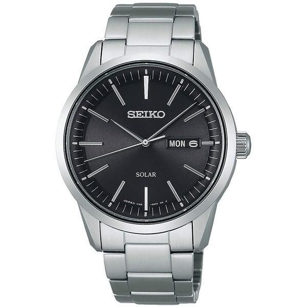 お取り寄せ SEIKO セイコー SPIRIT スピリット ソーラー SBPX063 国内正規品 アナログ メンズ 男性用 腕時計 ウォッチ 黒 ブラック 銀 シルバー メタル｜tokeiten｜02