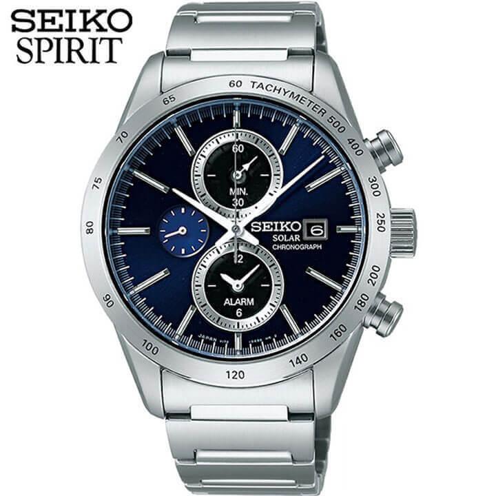 SEIKO お取り寄せ セイコー スピリット 腕時計 SPIRIT ソーラー クロノ 