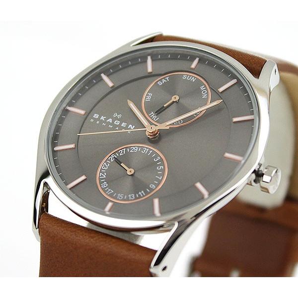 SKAGEN（スカーゲン） SKW6086 海外モデル メンズ 腕時計 革バンド