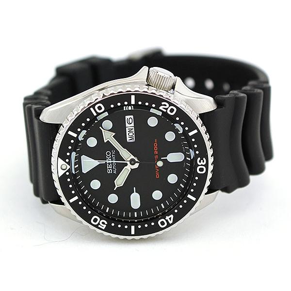 ポイント最大6倍 セイコー ダイバーズ 逆輸入 SEIKO SKX007K ブラックボーイ 自動巻き ブラック ウレタン セイコー 海外モデル｜tokeiten｜06