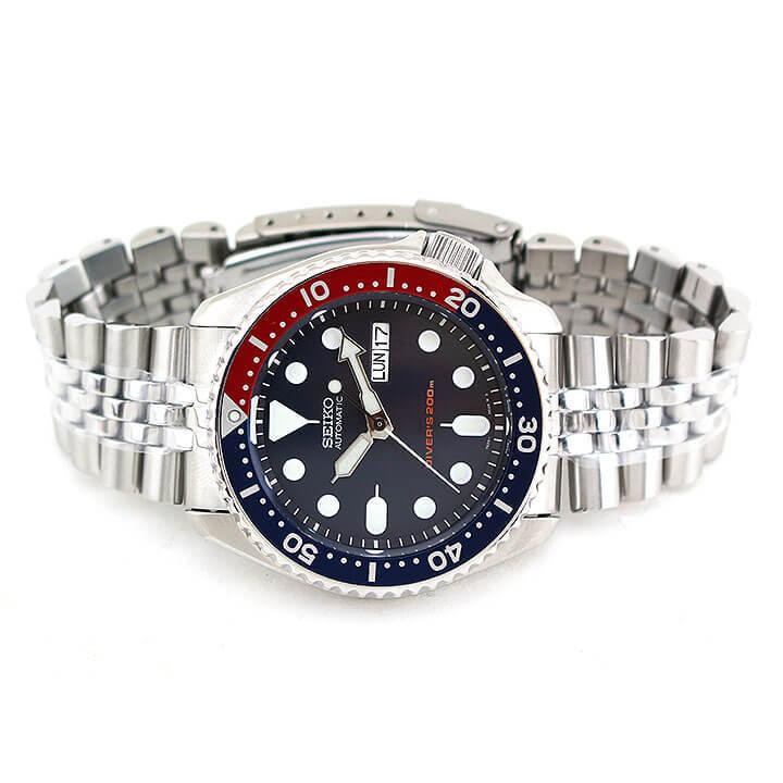 ポイント最大6倍 SEIKO ネイビーボーイ SKX009K2 メタル 腕時計 セイコー ダイバーズウォッチ 海外モデル｜tokeiten｜06