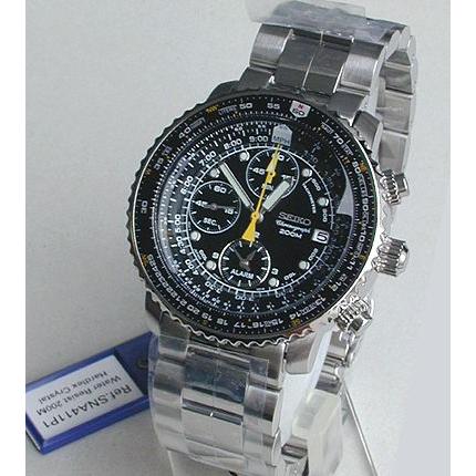 SEIKO セイコー腕時計 メンズ seiko 20気圧防水 SNA411P1 ブラック