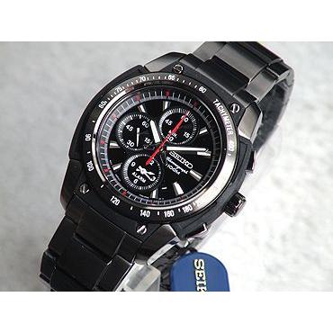 セイコー クロノグラフ ブラックダイヤル セイコー クロノグラフ チタン SSB391P1 逆輸入品 8T67-00N0