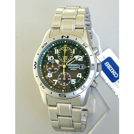 SEIKO（セイコー） お取り寄せ 逆輸入 クロノグラフ 腕時計 SND377P1