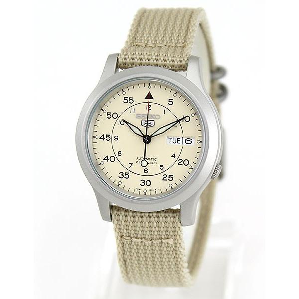 Seiko 5 ポイント最大6倍 SEIKO セイコー SNK803K2 アナログ ベージュ