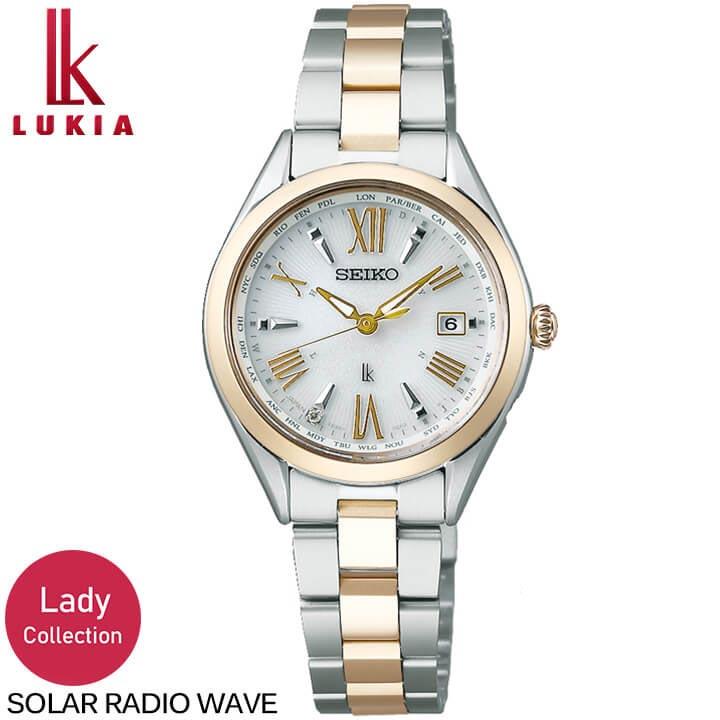 ショッパー付 Seiko Lukia セイコー ルキア ソーラー 電波 レディコレクション チタン Ssqv106 レディース ブランド 時計 腕時計 金 Ssqv106 腕時計 メンズ アクセの加藤時計店 通販 Yahoo ショッピング