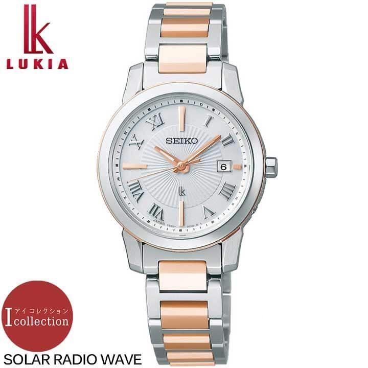 お取り寄せ セイコー ルキア SEIKO LUKIA アイコレクション レディース SSQV108 ソーラー 電波時計 腕時計 チタン｜tokeiten