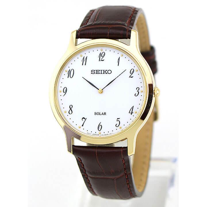 Seiko セイコー 海外モデル Sup860p1 アナログ メンズ 腕時計 黒 ブラック 白 ホワイト 金 ゴールド 革ベルト レザー 逆輸入 腕時計 メンズ アクセの加藤時計店 通販 Paypayモール