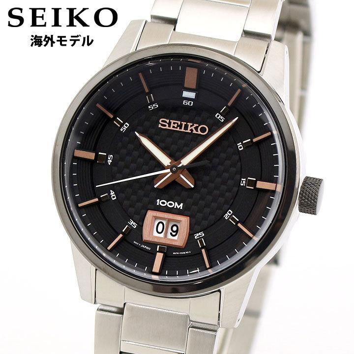 SEIKO（セイコー） 逆輸入 海外モデル SUR285P1 メンズ 腕時計 黒 