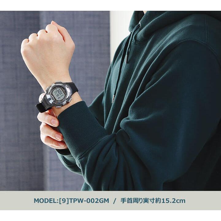 電波 時計 ソーラー デジタル メンズ レディース 腕時計 ブラック 黒 シルバー レッド タイムピース ソーラー電波時計 | Time Piece | 03