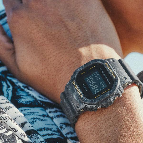 G-SHOCK カシオ DW-5600WS-1JF オーシャンウェーブをイメージした模様 